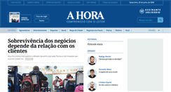 Desktop Screenshot of jornalahora.com.br