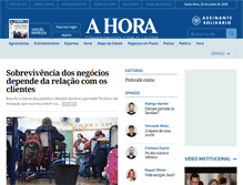 Tablet Screenshot of jornalahora.com.br